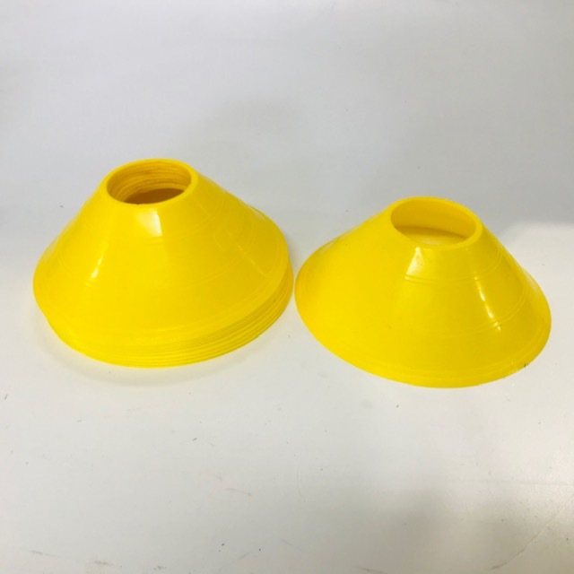 MARKER CONE, Low Yellow 18cmH x 21cmD Base
